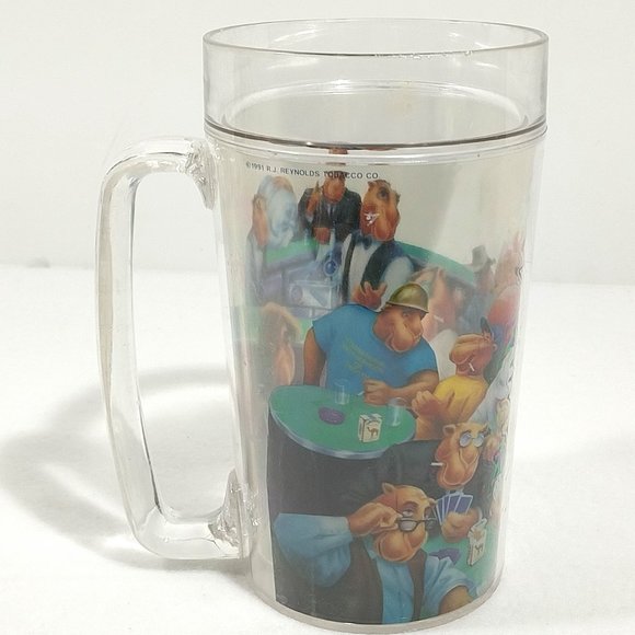 Vintage Thermoserv Clear Plastic Camel Drinking Mug 1991 CAMEL JOE #1311 - Picture 9 of 10